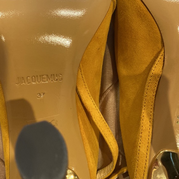 Jacquemus fabulous pumps, light mustard, size 37 - Picture 8 of 13